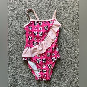Disney Pink Minnie Mouse One Piece Swimsuit